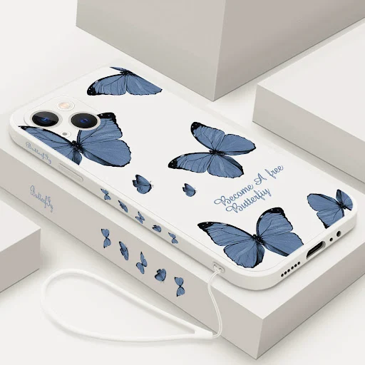 Title 2, Butterfly Phone Case for iPhone 14 Pro Max 11 1...