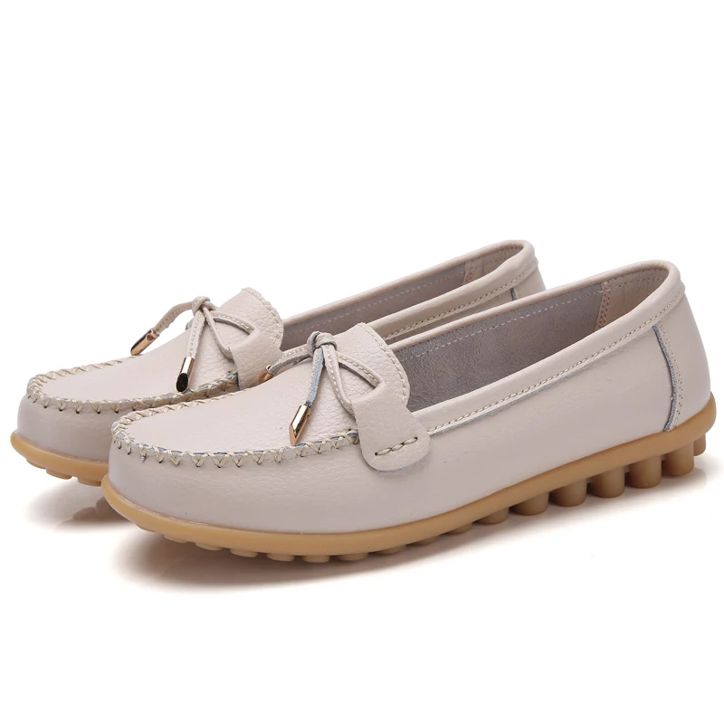 Women's Casual Flat Two-layer Cowhide Gommino Shoes, providing all-day comfort and style, perfect for everyday wear, enj — photo 9