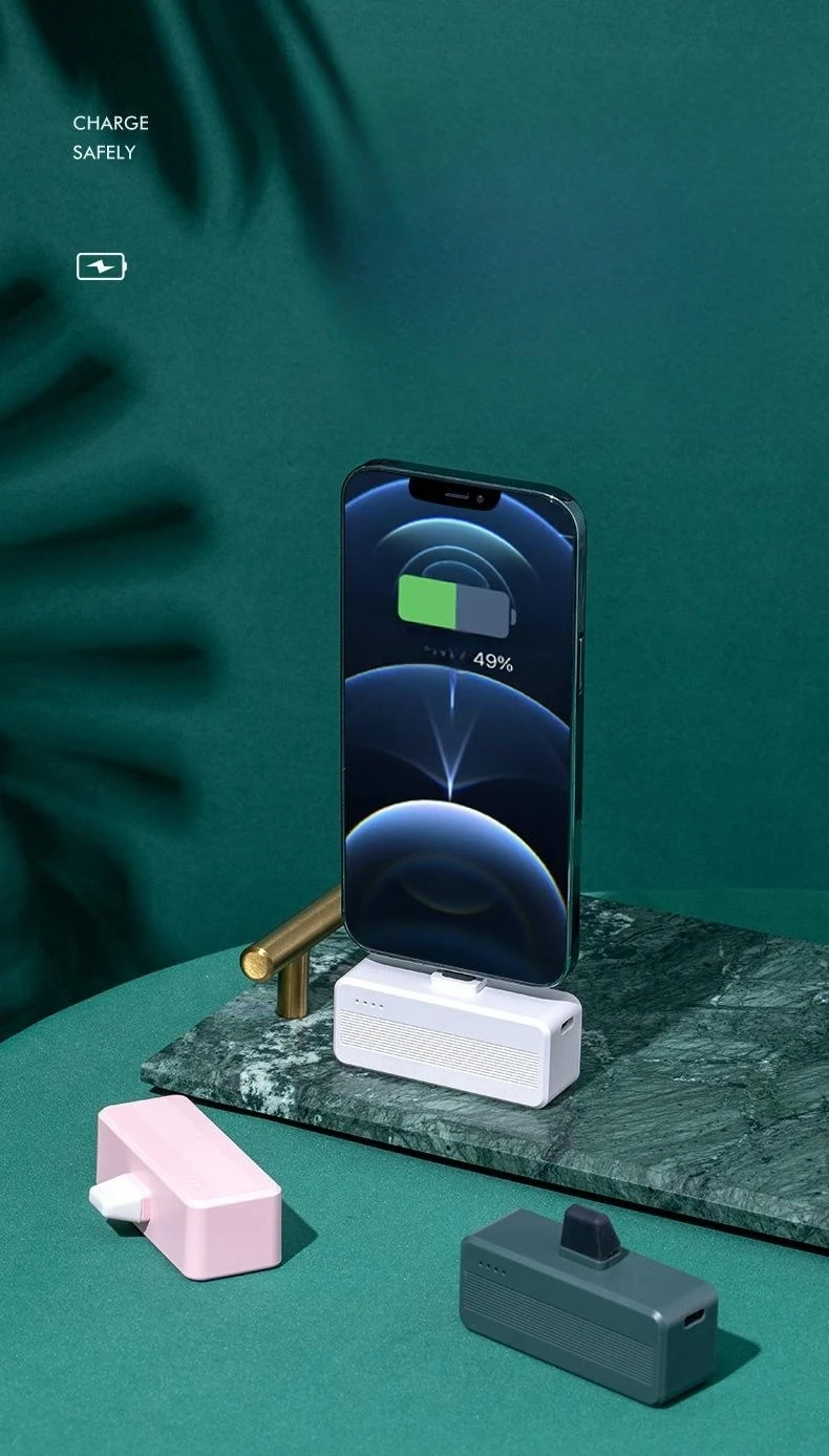 Title 1, Mini Power Bank 3000mAh with Tail Plug Function...