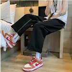 Jeans Street holgados de pierna ancha y recta para mujer, estilo casual y cómodo, perfectos para un look relajado y a la moda, con ajuste amplio. — foto 4