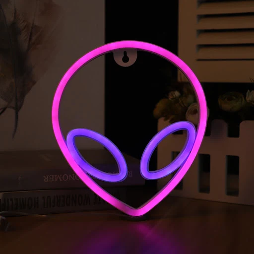 Title 5, LED Wall Hanging Neon Modeling Lights. Brighten...