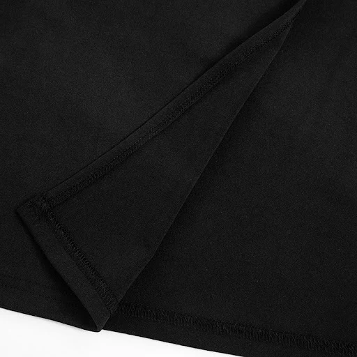 Title 16, Solid Color Sling See-through Slit Slim-fitting...