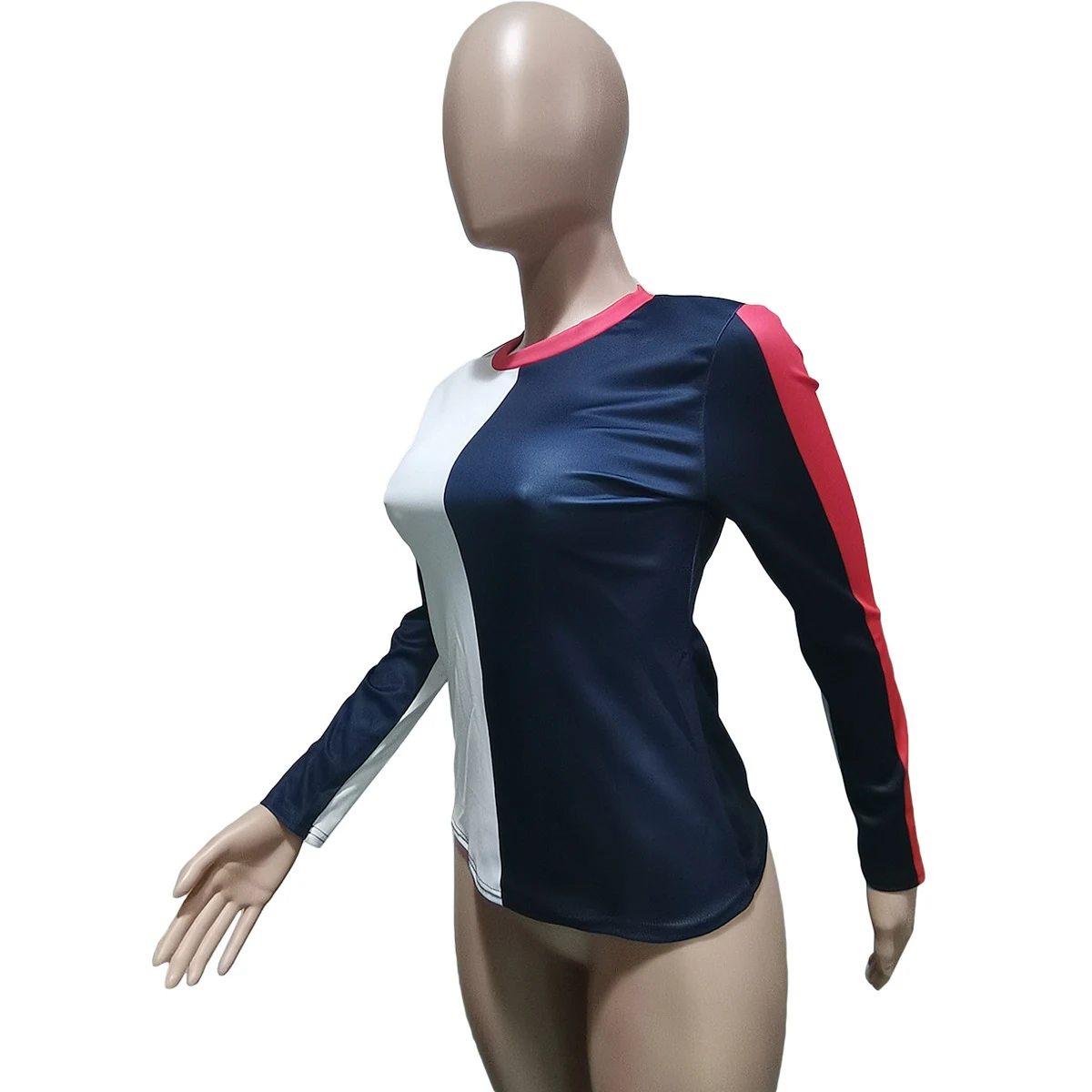 Title 9, Burnt Flower Colorblock Long Top T-Shirt, a cas...
