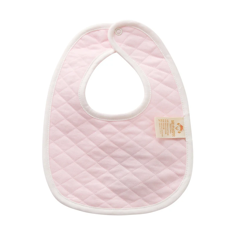 Babador de alimentação para recém-nascidos em algodão puro duplo espessado. Super macio, absorvente e protege a roupa do bebê. — foto 1