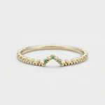 Anel de opal natural japonês vintage. Design único, elegância atemporal. Joia requintada, perfeita para presente ou uso diário. — foto 2