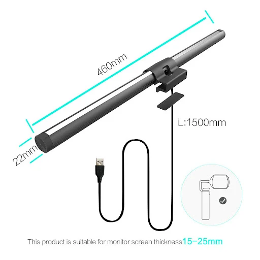 Title 1, Touch Display Magnetic Screen Hanging Light Per...