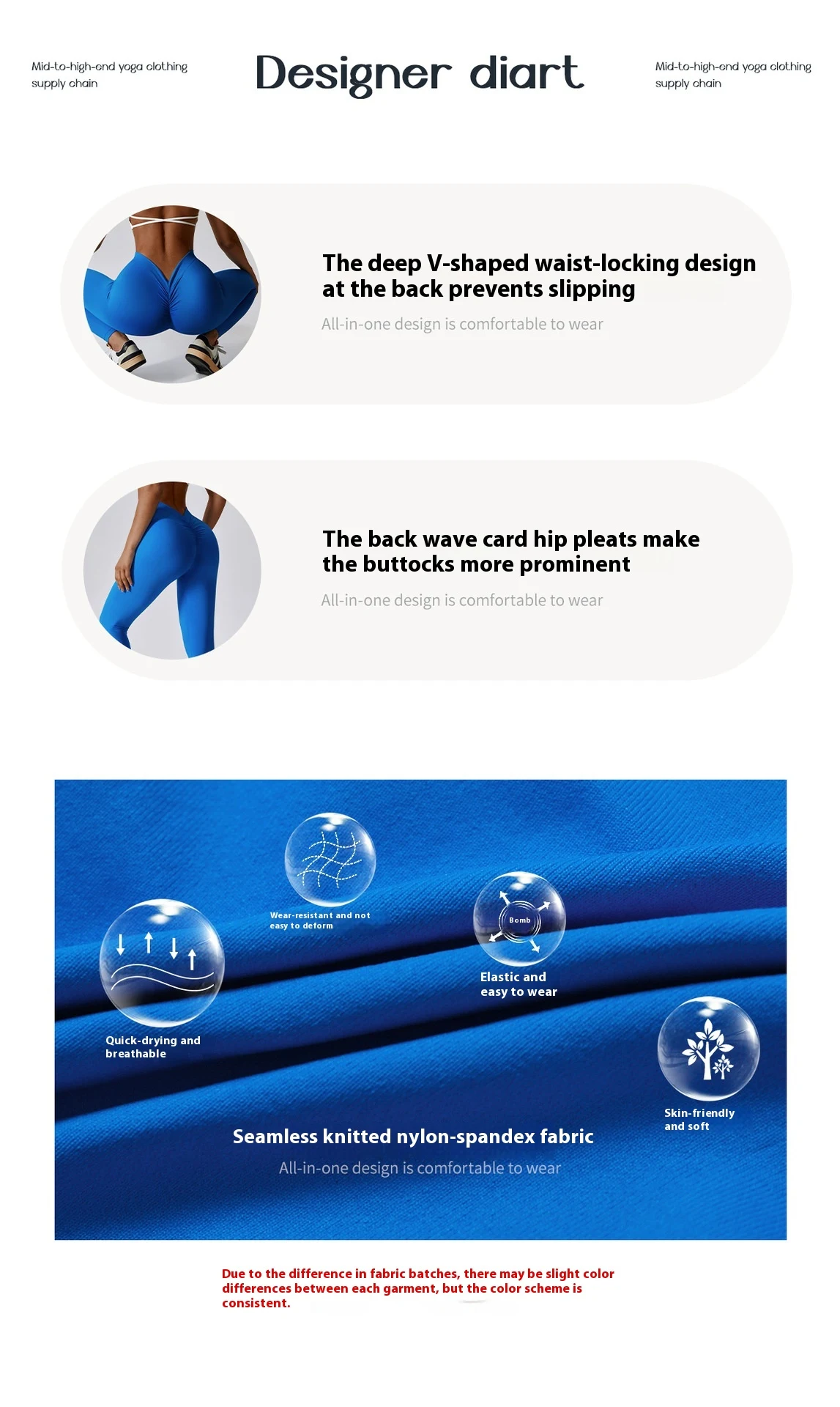 Title 13, Peach hip raise fitness legging met V-taille, b...