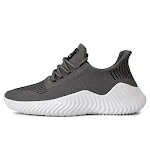Men's white sports mesh shoes, breathable and comfortable. Perfect for workouts and everyday wear, providing style and a — photo 5