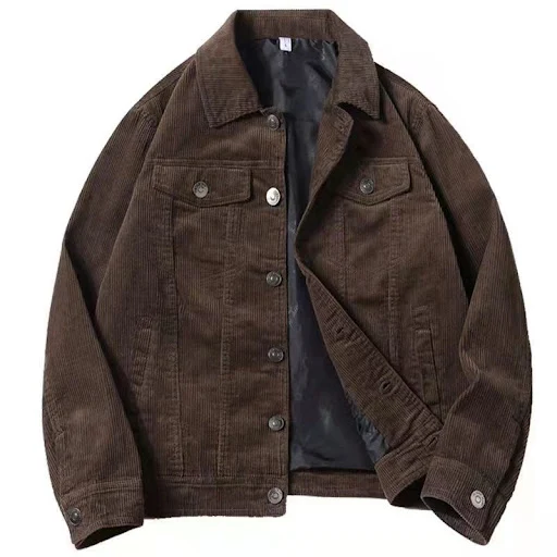 Title 6, Chaqueta Hombre Casual Vintage de Pana, Estilo ...