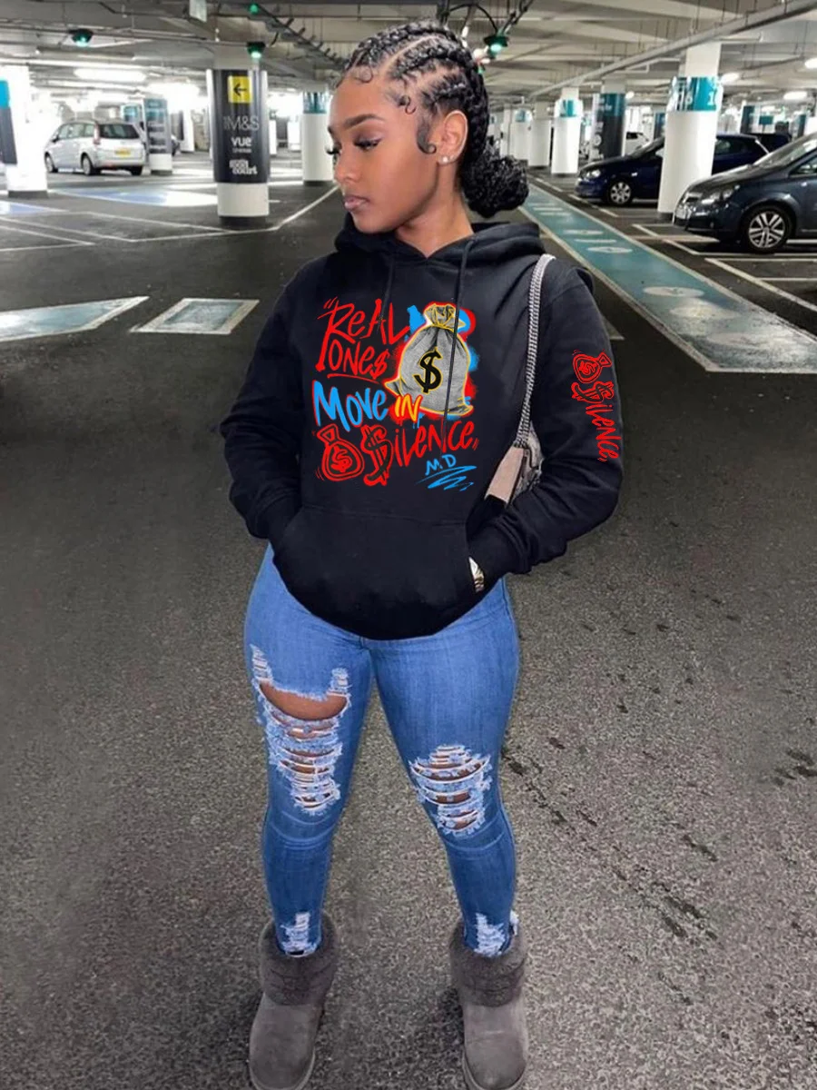 Damesmode casual los sweatshirt — foto 11