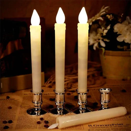 Title 2, LED Long Pole Candle Light, Furniture Decorativ...