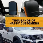 Adjustable large vision electric exterior rear view mirrors with light for D23 NP300 2015-ON. Enhance visibility and saf — photo 12
