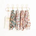 Faixa de cabelo de orelhas de coelho para recém-nascidos, envolvente e estampada, estilo europeu e americano, ideal para fotos e uso diário. — foto 53