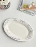 9inch letter lace plate