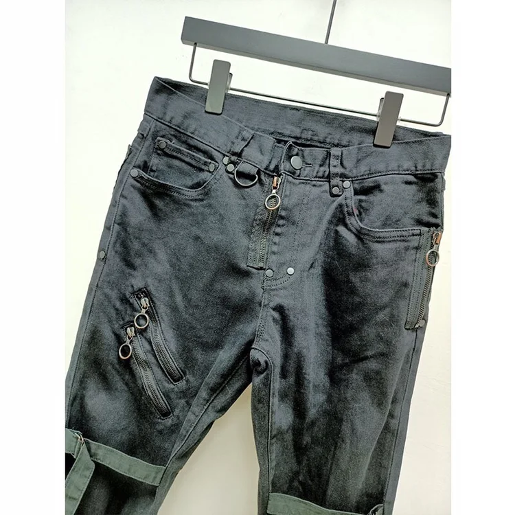 Title 1, Calças masculinas High Street Slim com zíperes ...