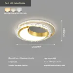 Type A Golden 58CM Dimming