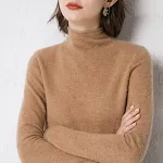 Women's Merino Half-collar Wool Sweater, provides warmth and comfort. Soft, breathable, and stylish, perfect for everyda — photo 18