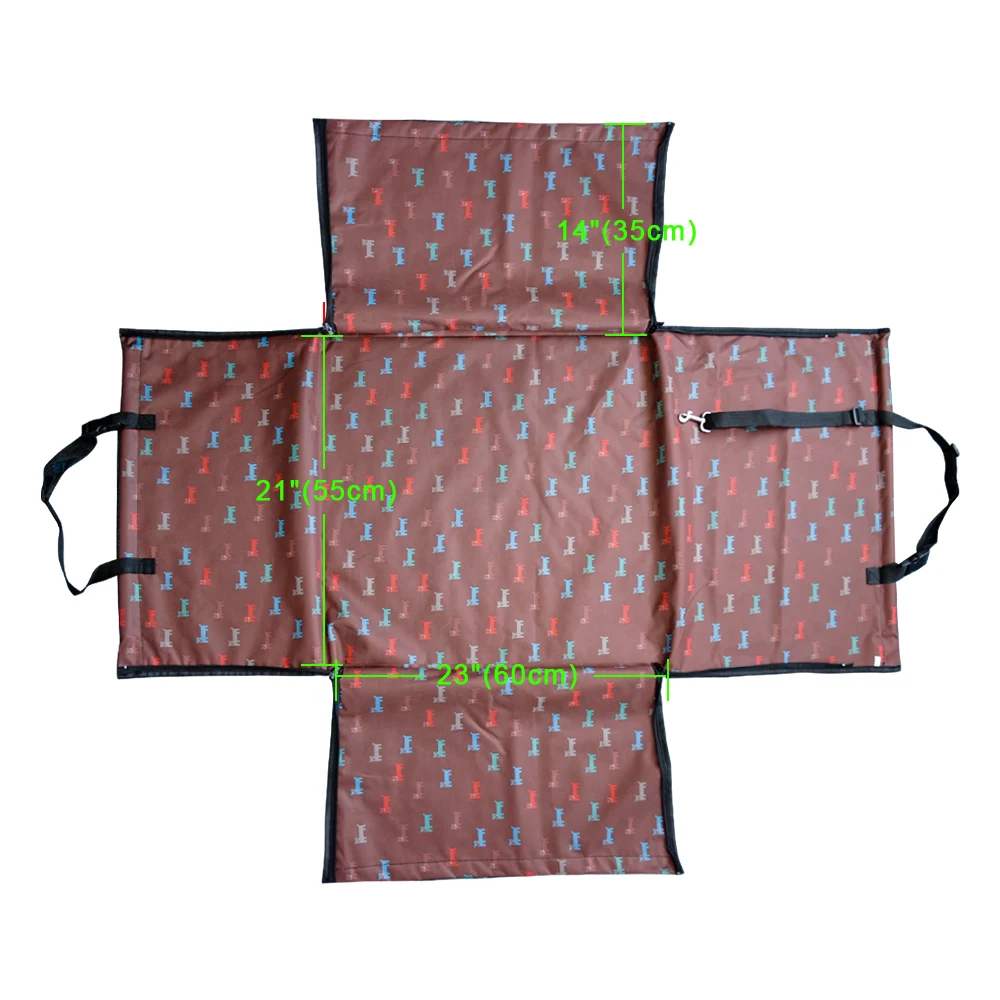 Tapete para Carro Oxford Pet Kennel Impermeável e Resistente Protege Estofados Fácil Limpeza Viagens Seguras para Animais — foto 4