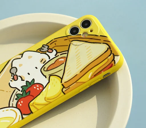 Title 5, Capinha fofa de pão com manteiga para Apple 12 ...