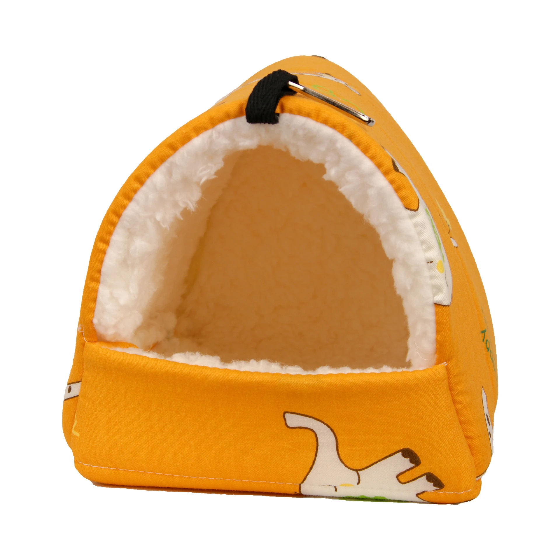 Title 12, 1pc Cute Print Bird Bed Mini Cage Rabbit Squirr...