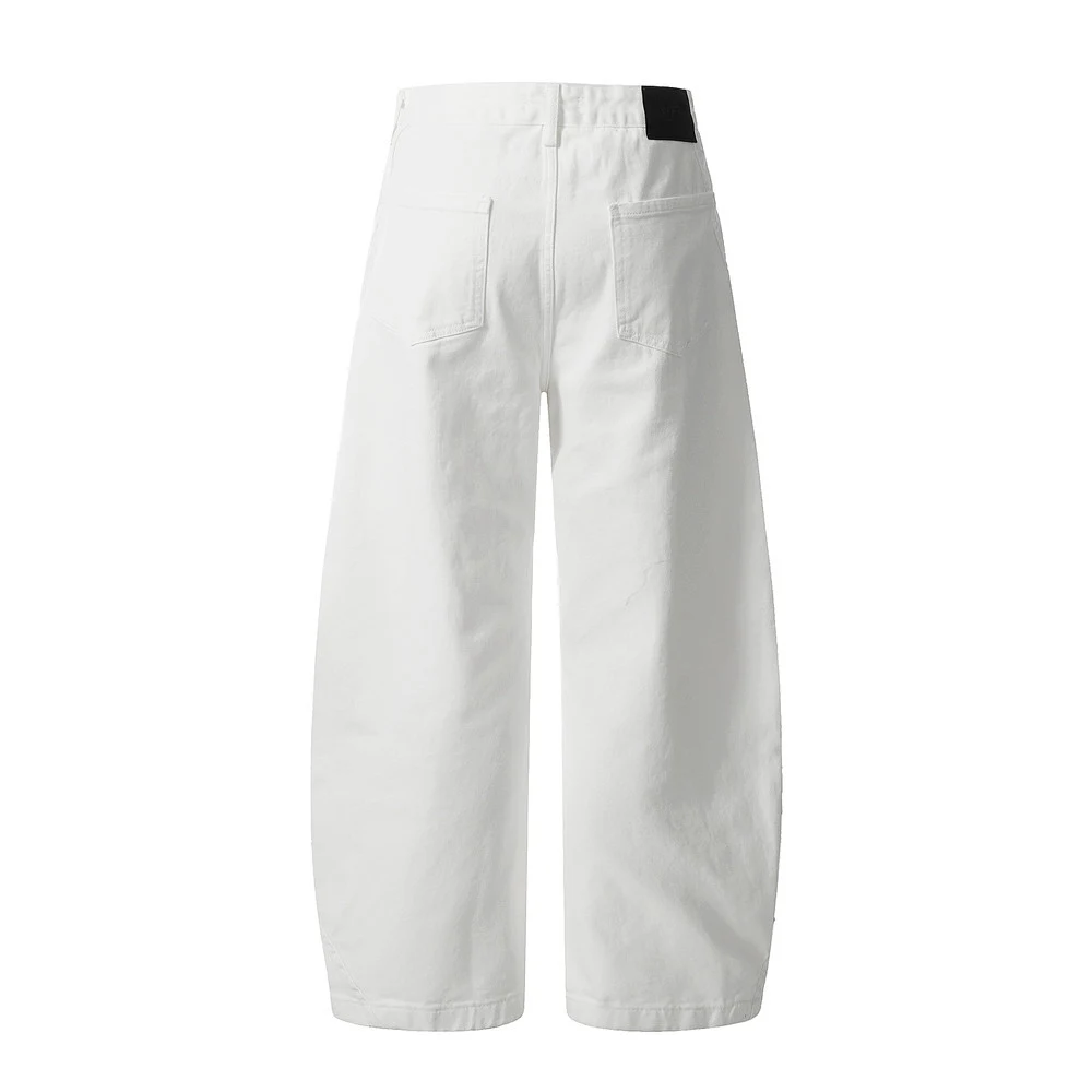 Ins Effen Kleur Simpele Casual Broek met Wijde Pijpen – Comfortabele en Stijlvolle Broek – Ideaal voor een relaxte look en veelzijdige outfits — foto 1