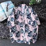Surf Camisa floral de manga corta de secado rápido — foto 3