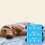 Dog and Cat Tear Stain Removal Pet Wipes. Gentle and effective cleaning for eyes and fur, easy to use, safe and formulat — photo 5