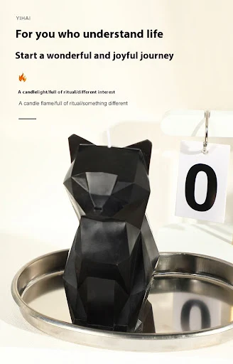 Title 6, Egypt Mysterious Black Cat Aromatherapy Candle,...