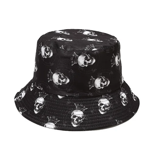 Title 6, Fashionable Sunshade Skull Pattern Double-sided...