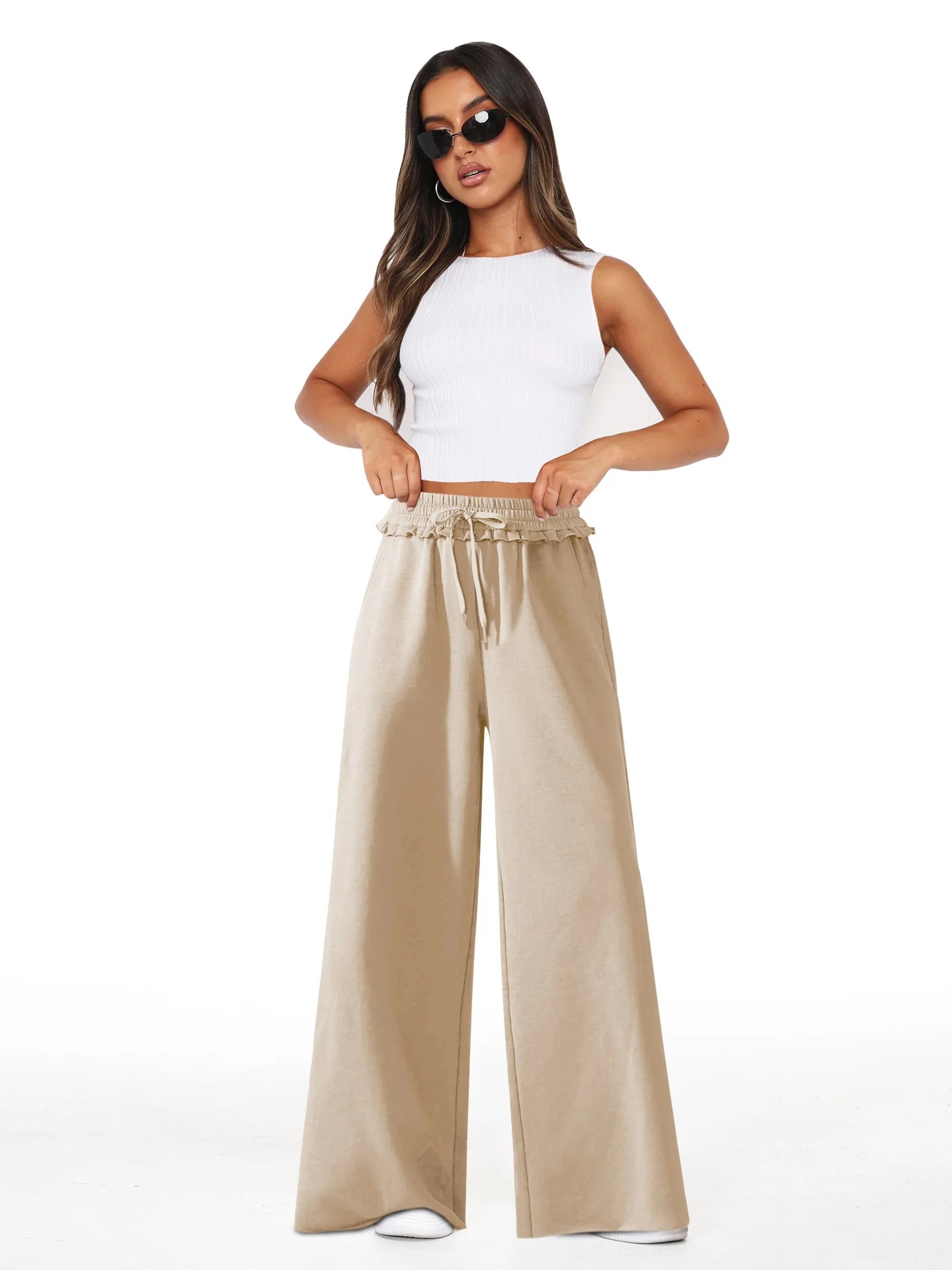Versatile Pocket Straight Wide-leg Pants Comfort and Style Combined Perfect for Everyday Wear and Any Occasion Modern an — photo 10