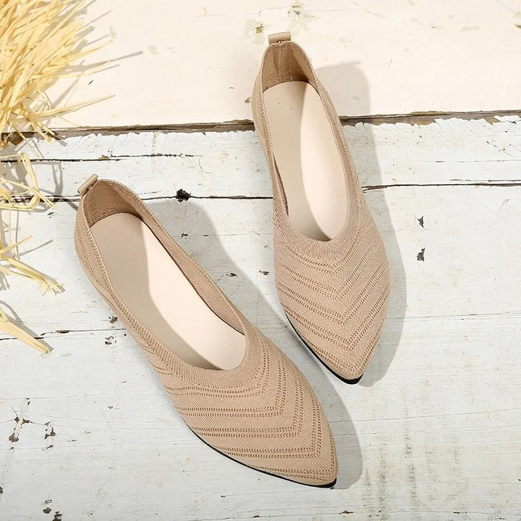 Women's Comfortable Low-cut Square Toe Flat Shoes. Experience all-day comfort and style with these versatile flats, perf — photo 19
