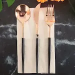 Black cross rose gold