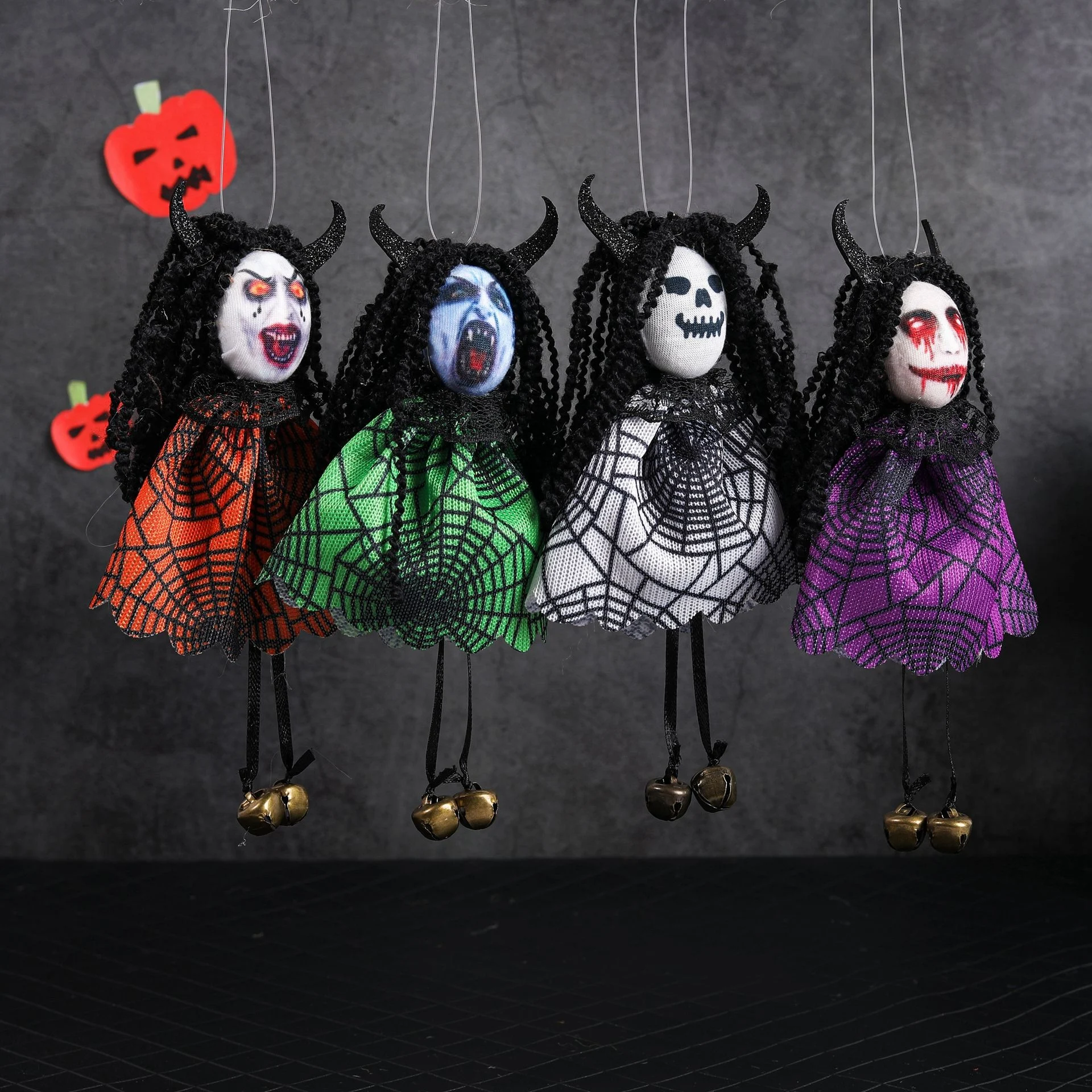 Halloween Decoration Ghost Toy Bar Decoration Pendant Festive Ambiance Easy to Set Up Spooky Celebration Durable Reusabl — photo 8
