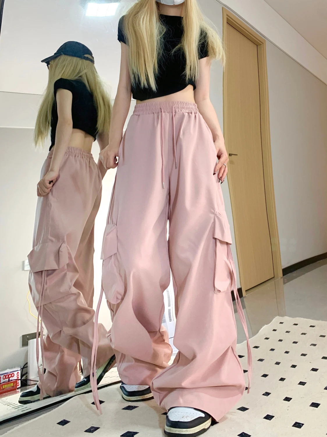 Title 19, Pantaloni Sportivi Casual da Donna a Gamba Larg...