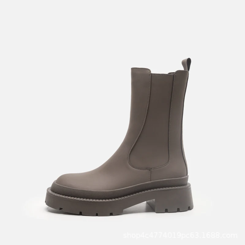 Title 7, Womens RA Army Green Cigarette Platform Boots....