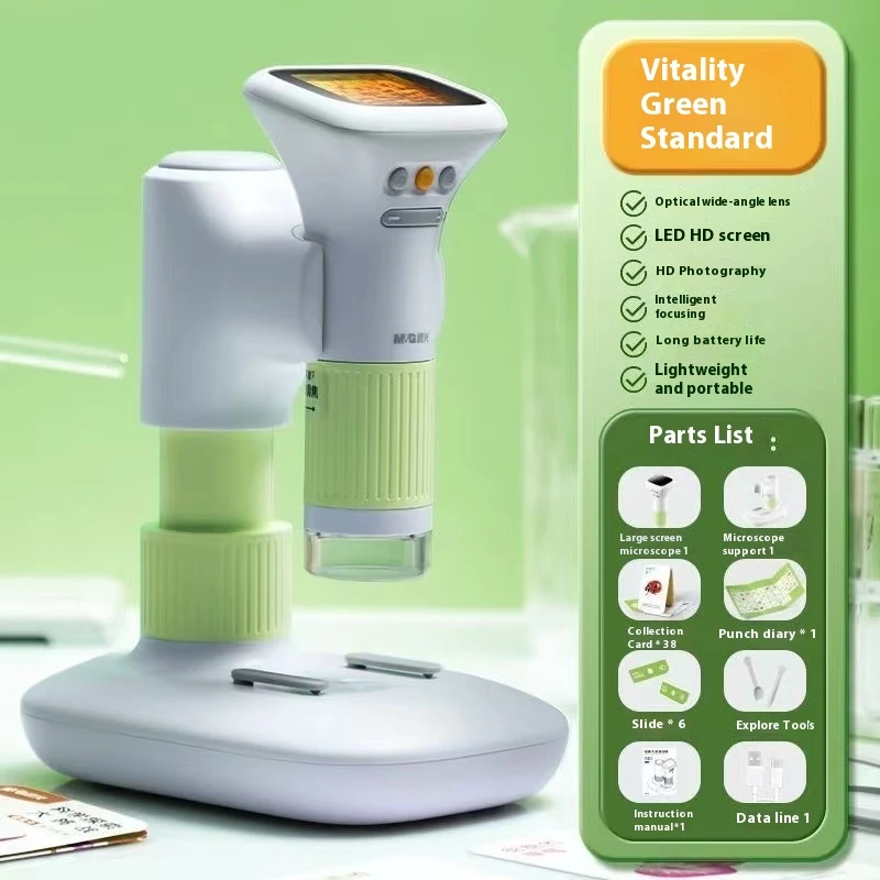 Children's Science Experiment Electron Optics Special Portable Microscope Explore science in a fun and educational way w — photo 1