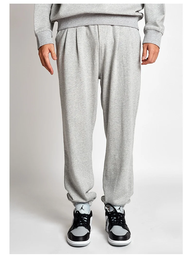 Title 8, Pantaloni sportivi uomo in spugna drapè, casual...