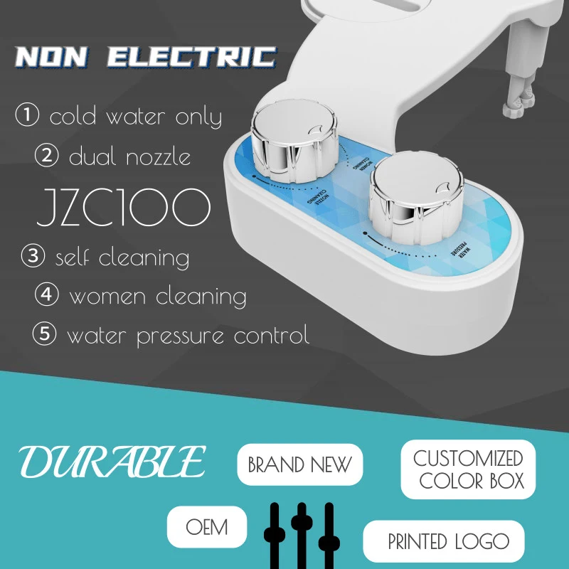 Manually Adjustable Bidet and Mechanical Bidet for Enhanced Hygiene and Personal Comfort. Easy to use and install, no el — photo 4