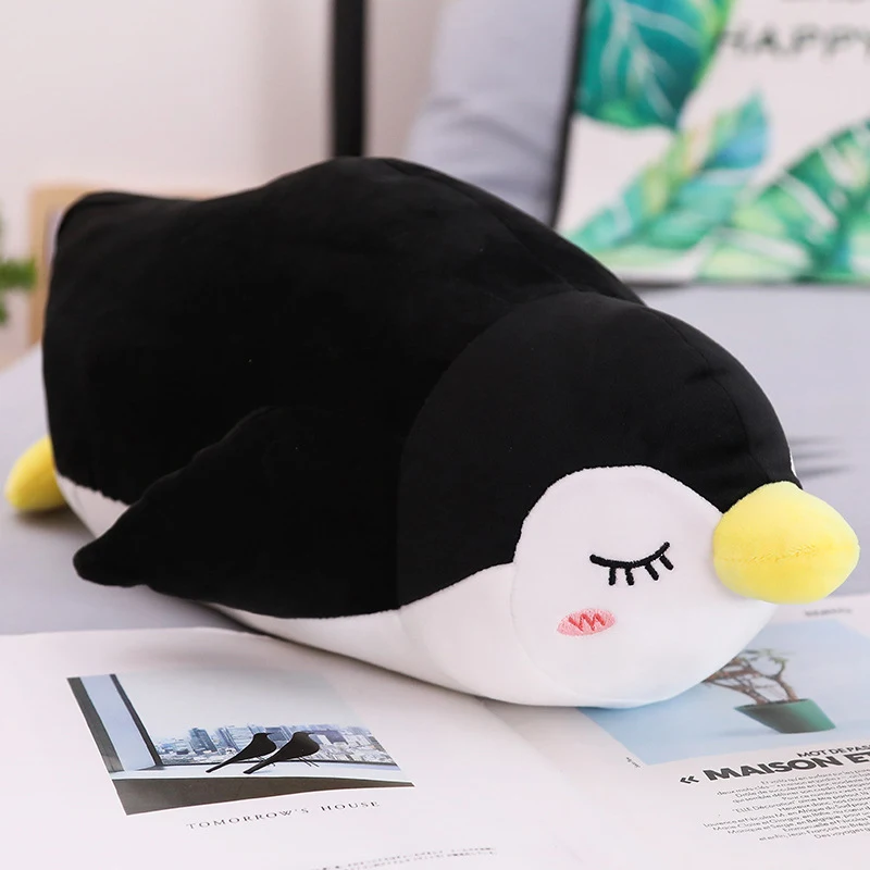 Pelúcia de pinguim para aquário. Boneca de pano de simulação, brinquedo fofo e realista, perfeito para crianças e colecionadores. — foto 5