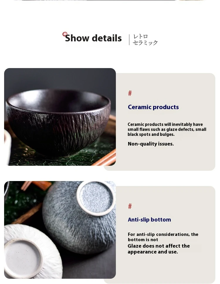 Title 9, Small Household Ceramic Bowl Tableware for ever...