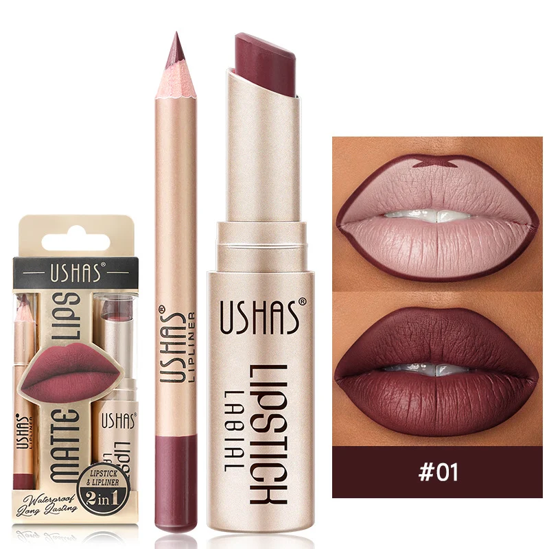 Batom nude à prova d'água de longa duração e sem manchas. Acabamento matte para lábios perfeitos o dia todo! — foto 6