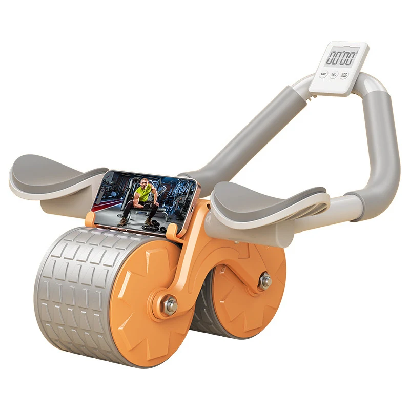 Roda abdominal com suporte para cotovelos e ferramenta para achatamento da barriga. Treino fitness para abdômen e barriga lisa! — foto 13