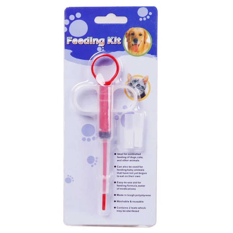 Title 16, 1PCS Pet Syringe Tablet Pill Gun Piller Push Di...