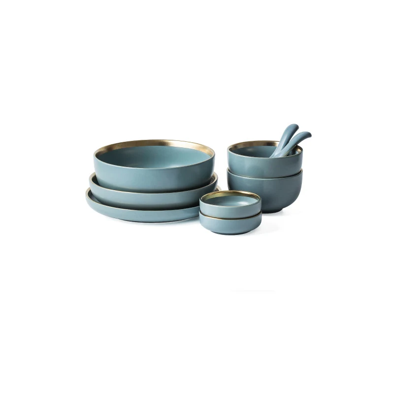 Title 5, Home Simple Nordic Ceramic Tableware Set for el...