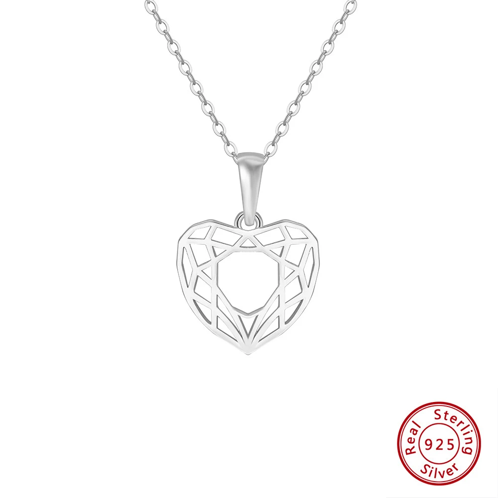 Colar feminino com pingente de coração de amor em malha. Um acessório romântico, perfeito para presentear e expressar carinho com elegância e estilo. — foto 9