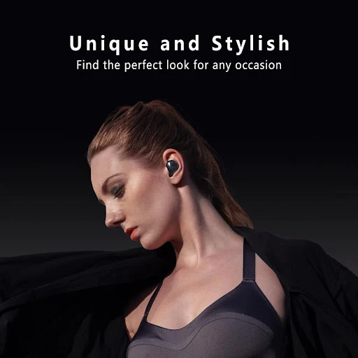Title 5, T33TWS wireless Bluetooth headset for sports. E...