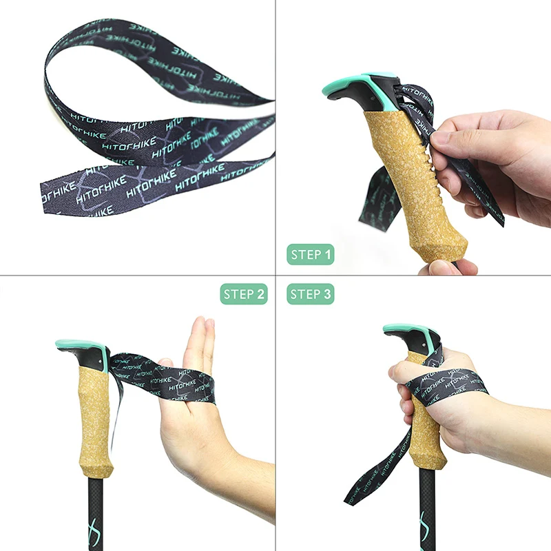 Title 3, Straight Handle External Lock Trekking Pole for...