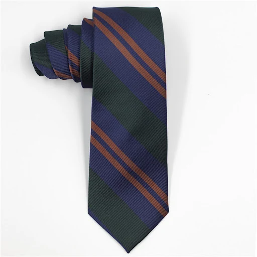 Title 1, Classic Contrast Color Twill Tie for Men Busine...