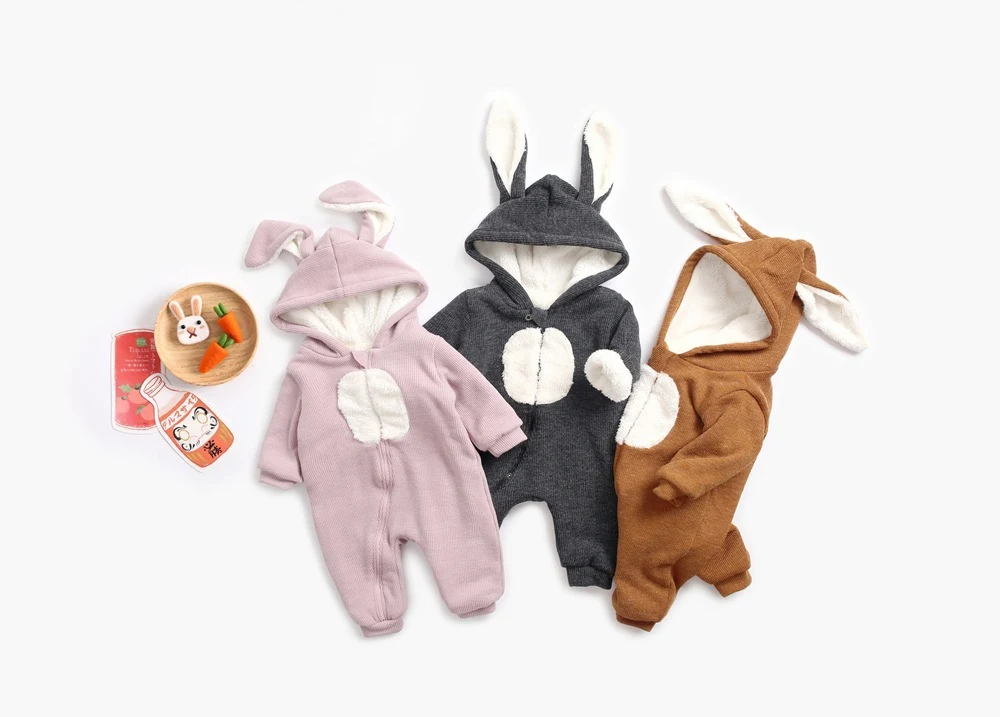 Title 32, Autumn and Winter Baby Hooded Jumpsuit – Keep y...