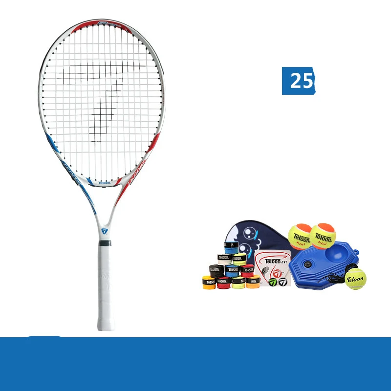 Raquete de tênis para crianças iniciantes Aprenda tênis de forma fácil Ideal para jovens jogadores Leve e fácil de usar Desenvolve habilidades e diversão — foto 2